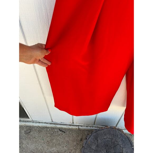 Banana Republic Red Jumpsuit, High Neck, Dressy Jumpsuit, Sleeveless, Size 2 - Picture 4 of 6